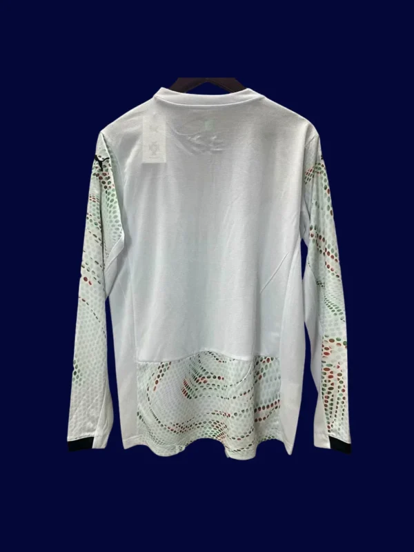 Portugal 2526 Away LS Fans Jersey White Back | Supporter LS Rear