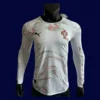 Portugal Away White Long Sleeve Jersey 2526 Player Version1 - kfcool.com Portugal 2526 Away LS Player Jersey White Front | Pro Long Sleeve