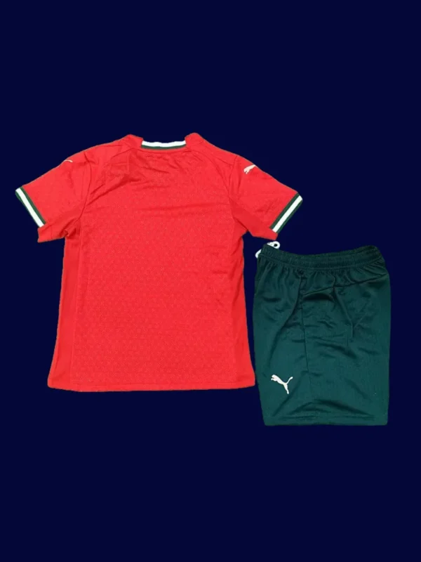 Portugal 2526 Home Kids Player Kit Back | Youth Match Rear