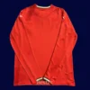 Portugal 2526 Home LS Fans Jersey Red Back | Supporter LS Rear