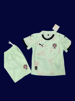 Portugal 2526 Third Kids Fans Kit Front | Youth Alternate Set