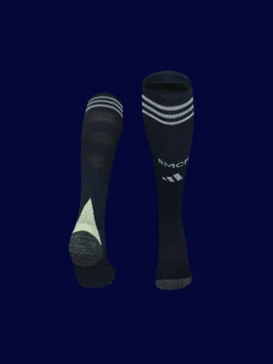 Real Madrid Away Black Sock 2526 Real Madrid Away 25/26 Black Socks
