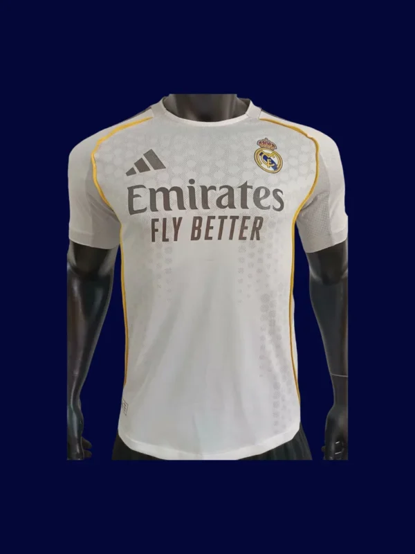Real Madrid Home Front Player 25/26 White Jersey
