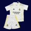 Real Madrid Home White Kids kits 2526 Fans Version1 - kfcool.com Real Madrid Kids Home Front Fans 25/26 White Kit