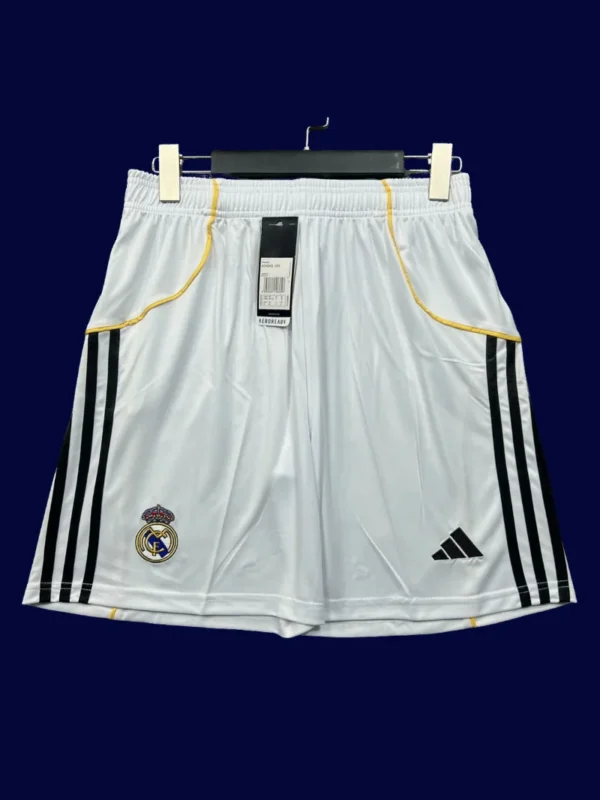 Real Madrid Home Front Fans 25/26 White Shorts