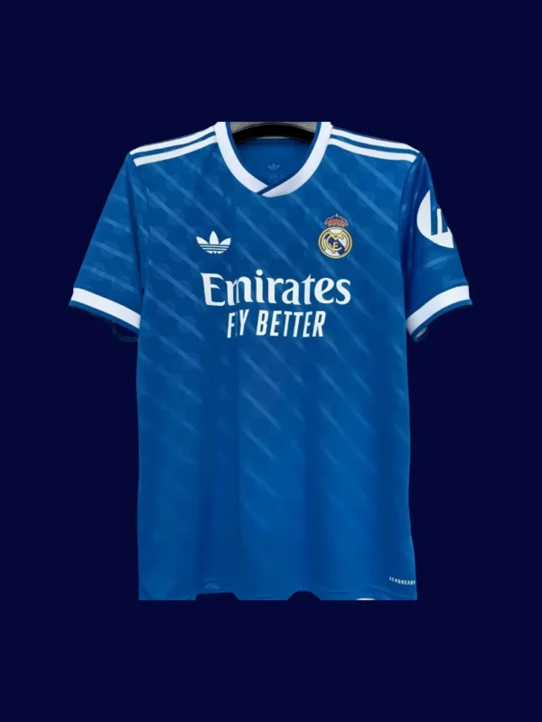 Real Madrid Third Front Fans 25/26 Blue Jersey