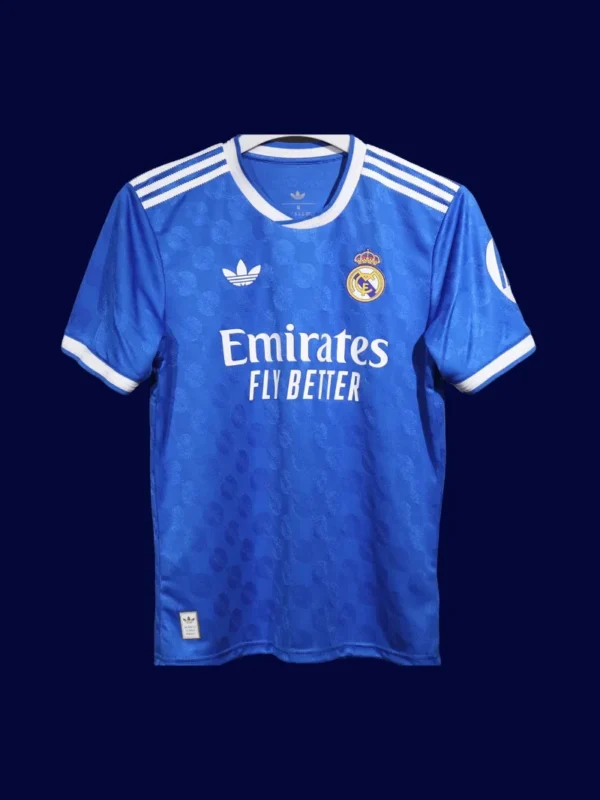 Real Madrid Third Front Player 25/26 Blue Jersey