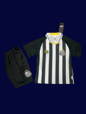 Santos 2526 Away Kids Fans Kit Front | Youth Supporter Set