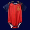 Spain 2627 Home Red Babysuit Front