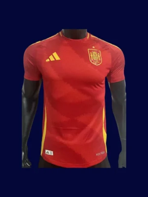 Spain 2425 Home Red Jersey Player Version Front