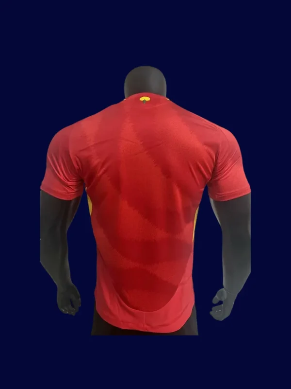 Spain 2425 Home Red Jersey Player Version Back