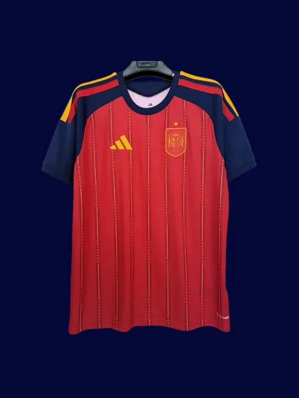 Spain 2627 Home Red Jersey Fans Version Front
