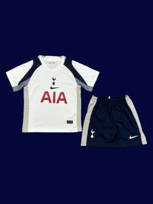 Tottenham Hotspur 25/26 Kids Home Jersey Front white children size.