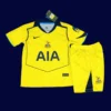 Tottenham 25/26 Kids Third Fans Jersey Front yellow kids replica.