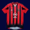AC Milan home classic retro jersey 2004/05 front red black vintage football shirt