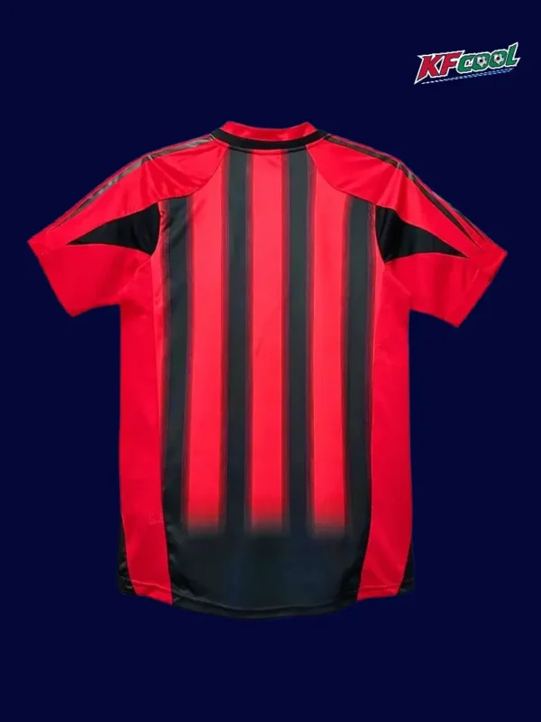 AC Milan 2004/05 home classic retro jersey back view