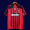 AC Milan Home Classic Retro Jersey 200708A - kfcool.com AC Milan home classic retro jersey 2007/08 front red black iconic stripes