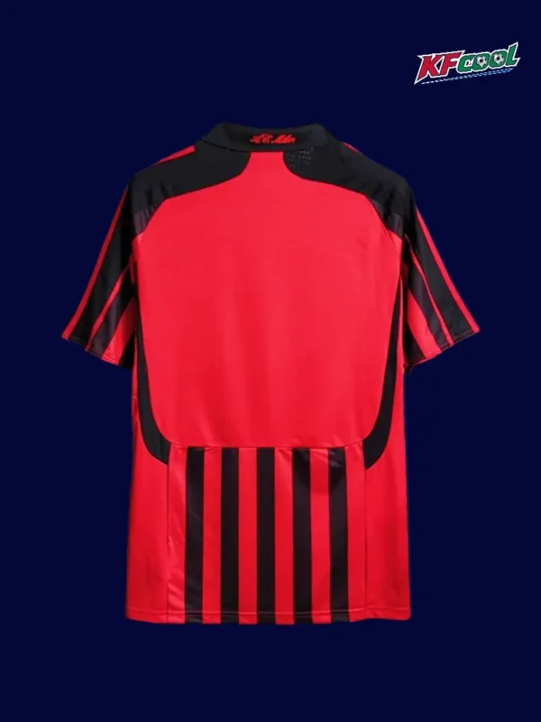 AC Milan Home Classic Retro Jersey 200708B - kfcool.com AC Milan 2007/08 home classic retro jersey back view