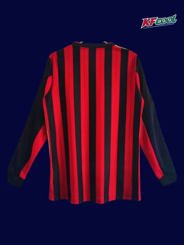 AC Milan 2013/14 home classic retro LS jersey back view