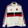 AC Milan White Windbreaker 2526 Fans Version1 - KFCool – Football Jerseys & Soccer Kits Store AC Milan white windbreaker 25/26 fans version front view