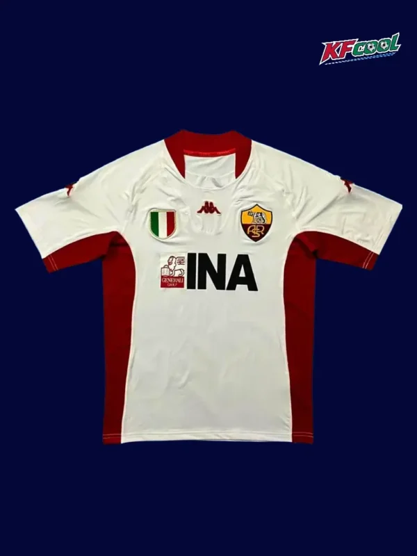 AS Roma away classic retro jersey 2001/02 front vintage style