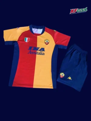 AS Roma Home Classic Retro Kids kits 2001/02