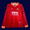 AS Roma home retro long sleeve jersey 1999/00 front classic vintage design