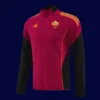 AS Roma Jujube Red Windbreaker 2526A - kfcool.com AS Roma jujube red windbreaker 25/26 front lightweight jacket