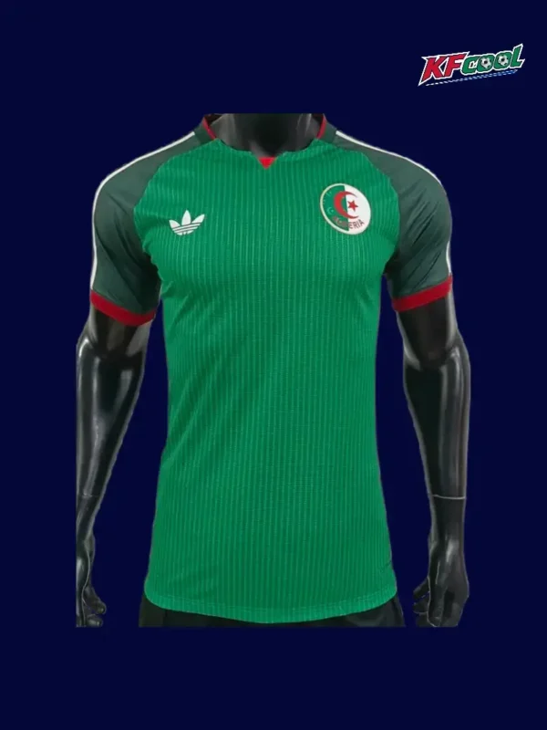 Algeria 26/27 away player jersey front (no stars) — pro fit, green design