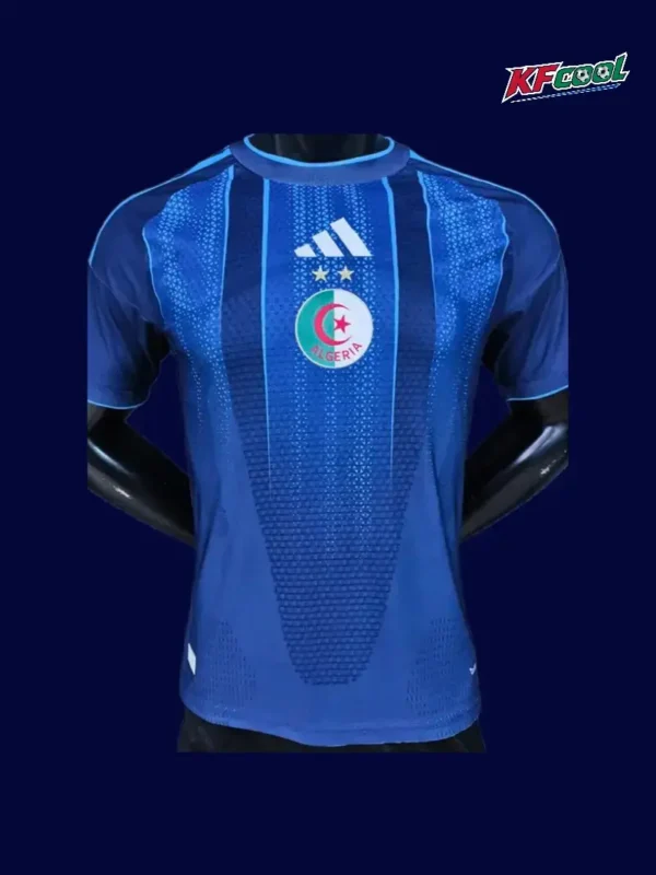 Algeria blue training shirt 26/27 player front — pro fit, breathable