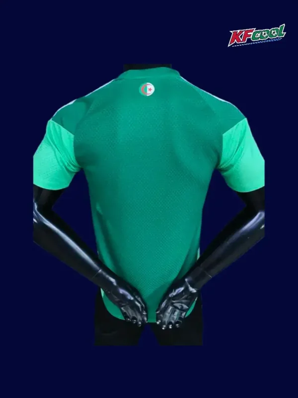 Algeria Green Training shirts 2627 Player VersionWhite2 - KFCool – Football Jerseys & Soccer Kits Store Algeria green training shirt 26/27 player back (white) — lightweight panel