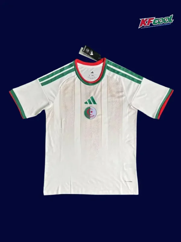 Algeria home white jersey 26/27 fans front (no stars) — breathable material