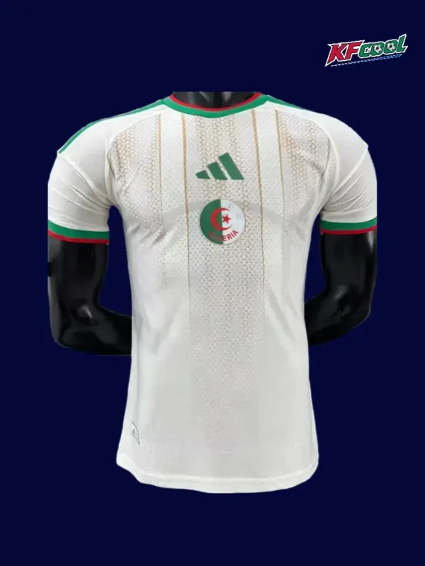 Algeria 26/27 home player jersey front (no stars) — pro fit, white design
