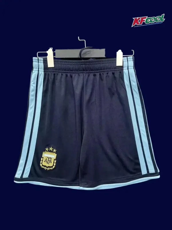 Argentina Black Shorts Pants 2627 Fans Version - KFCool – Football Jerseys & Soccer Kits Store Argentina black shorts 26/27 fans front, alternate shorts