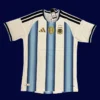 Argentina Home Jersey 26/27 Front Traditional BlueWhite Stripes Fans Version