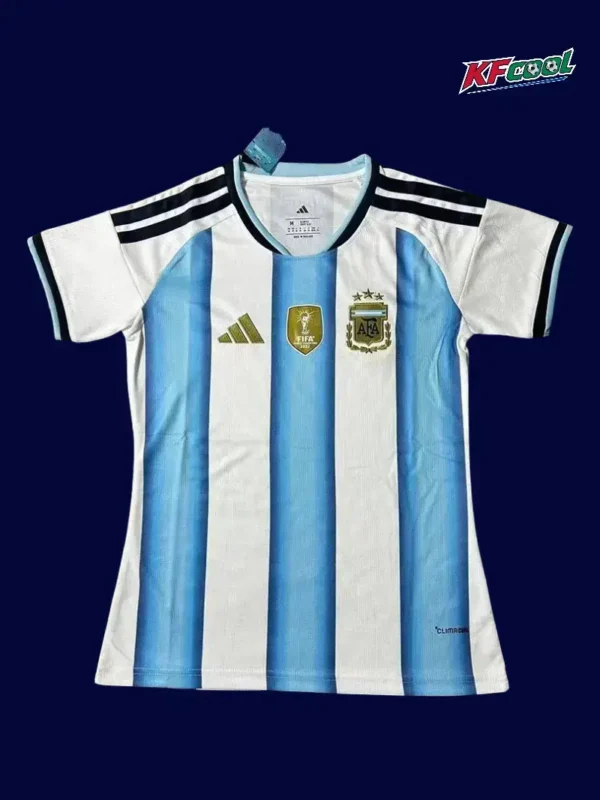 Argentina Home Women Jersey 2627 Fans Version1 - kfcool.com Argentina home women’s jersey 26/27 fans front, sky blue accents