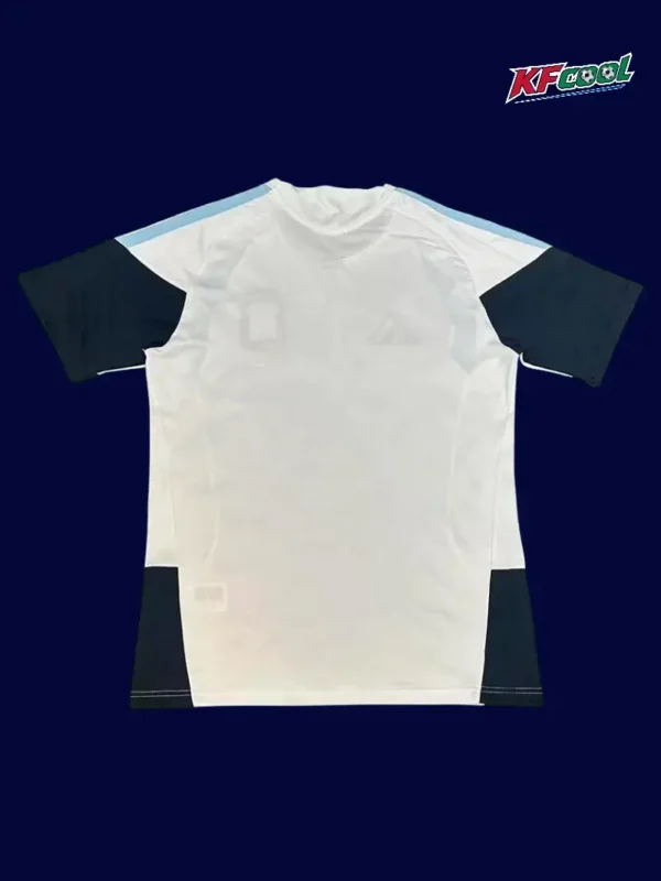 Argentina white training shirt 26/27 back seam view