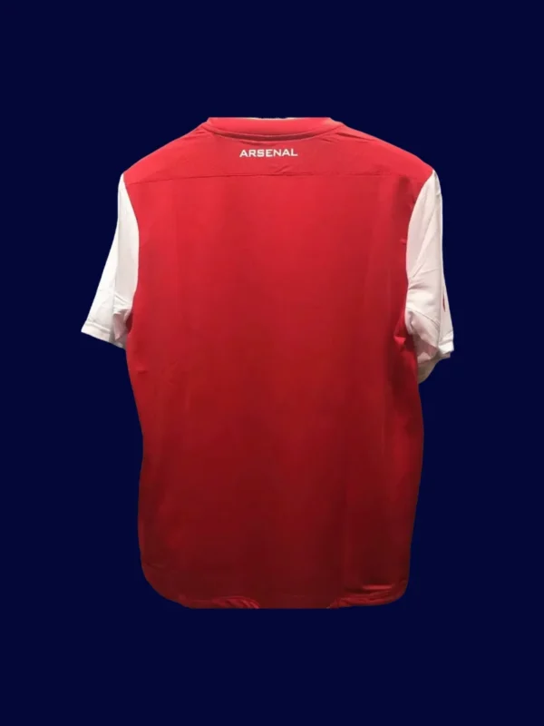 Arsenal 125Th Anniversary Retro Jersey 1112B - KFCool – Football Jerseys & Soccer Kits Store back view of 125th anniversary retro football jersey (11/12) showing commemorative back panel and number zone.