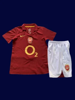 Arsenal Home Retro Kids kits 05/06