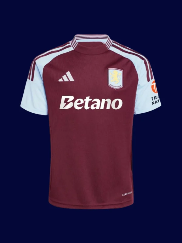 Aston Villa Home Jersey 24/25 Fans Version front collectible high-quality football top