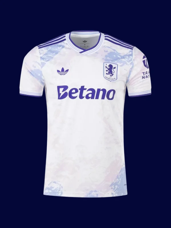 Aston Villa Third Jersey 25/26 Fans Version front retro breathable collectible football shirt