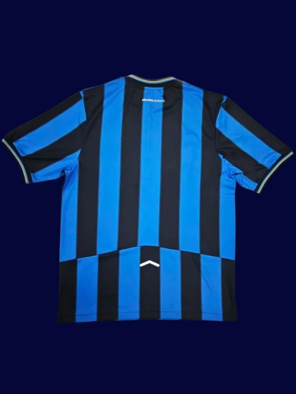 Atalanta Home Jersey 2526 Fans Version2 - kfcool.com Atalanta Home Jersey 25/26 Fans Version back with printed number panel.