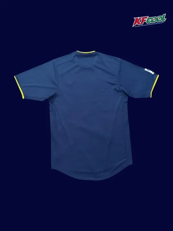 Atlético Madrid 2002 03 away retro jersey back with vintage shape and number zone