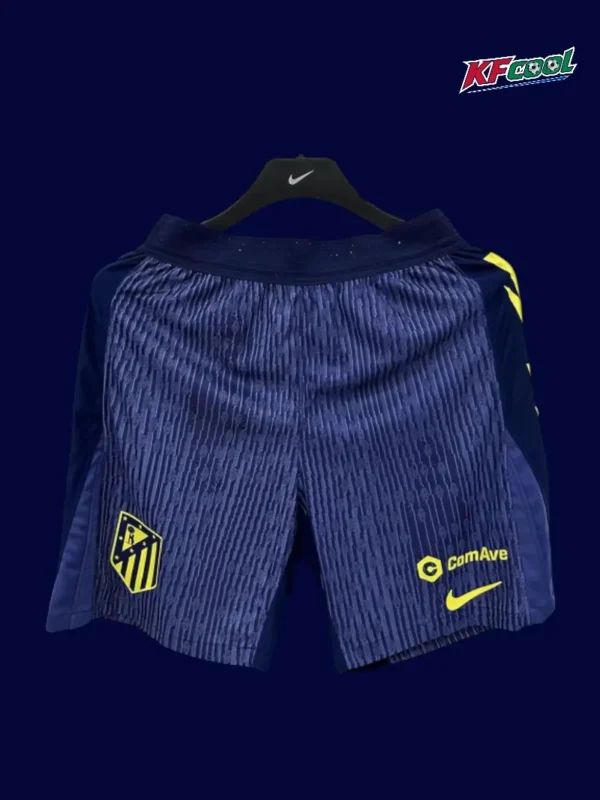 Atlético Madrid 25 26 away fans shorts front in alternate color with logo detail
