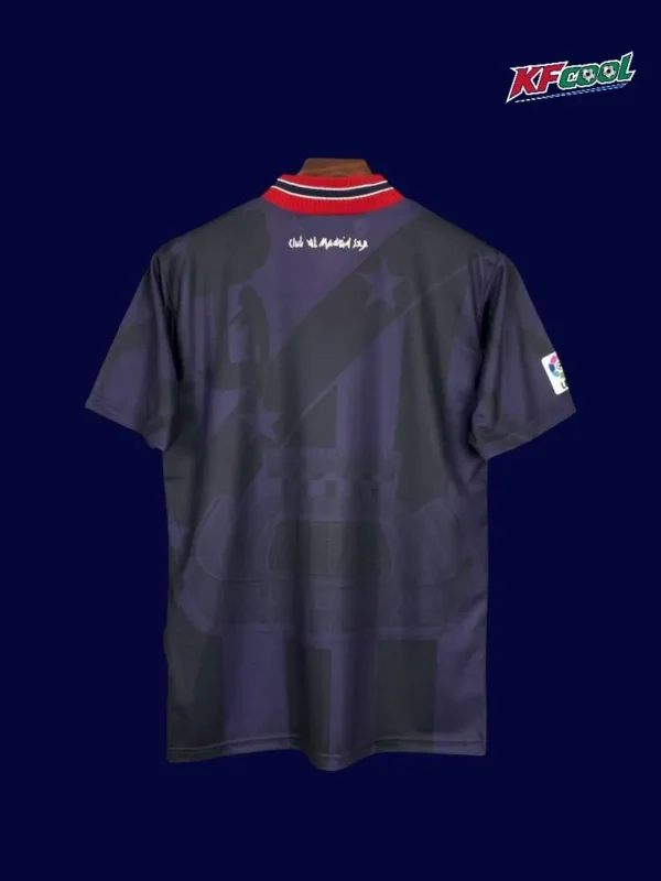 Atlético Madrid Retro Jersey 199596 for Collectors2 - kfcool.com Atlético Madrid 1995 96 retro jersey back with traditional plain rear cut