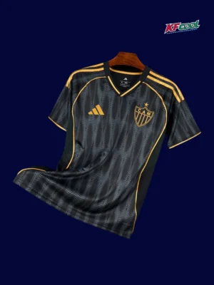 Atletico Mineiro third jersey 25/26 fans version front black gold design