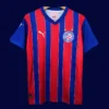 Bahia away jersey 25/26 fans version front white blue red design