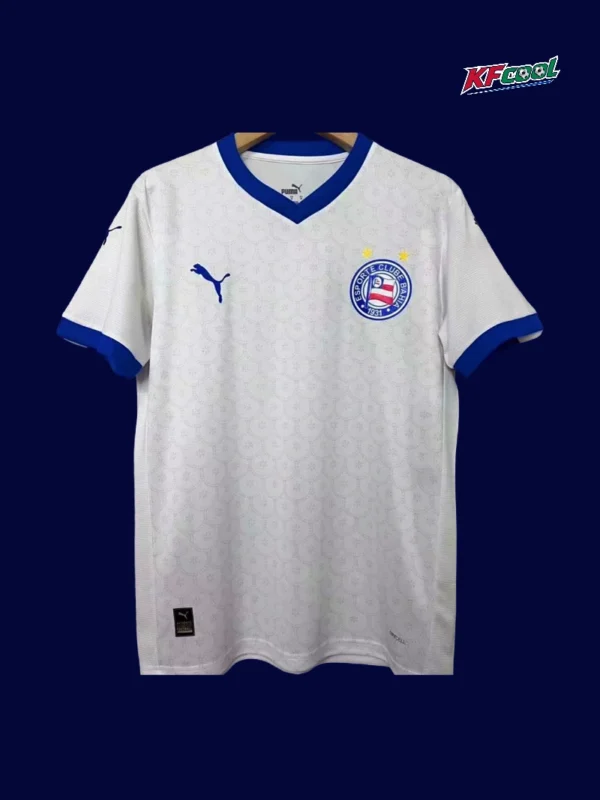 Bahia home jersey 25/26 fans version front blue red white stripes