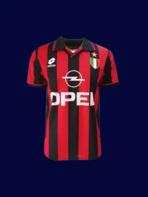 Baggio #18 AC Milan Home Retro Jersey 96/97