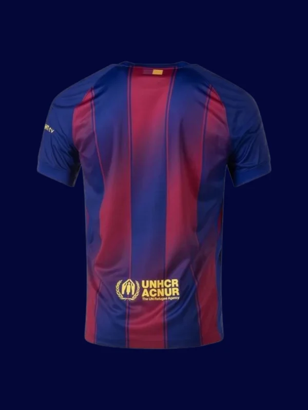 Barcelona 2526 Home Fans Jersey Back customizable number affordable fit